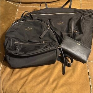 Kate Spade Black travel Bag Collection